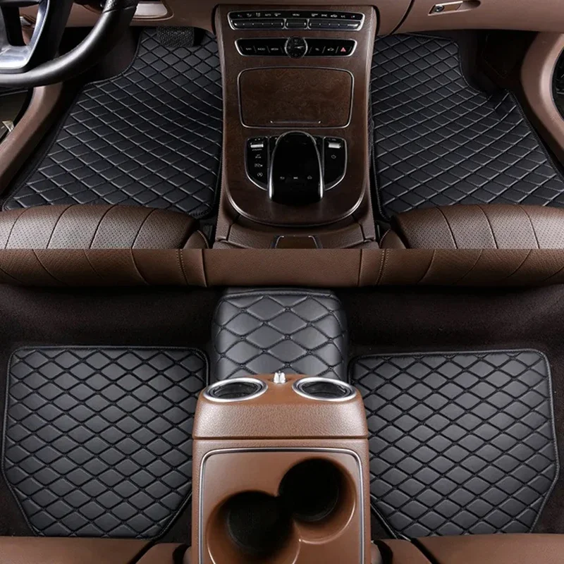 Car Floor Mats 5Pcs PU Leather - Car Accessories You Need 评论和价格