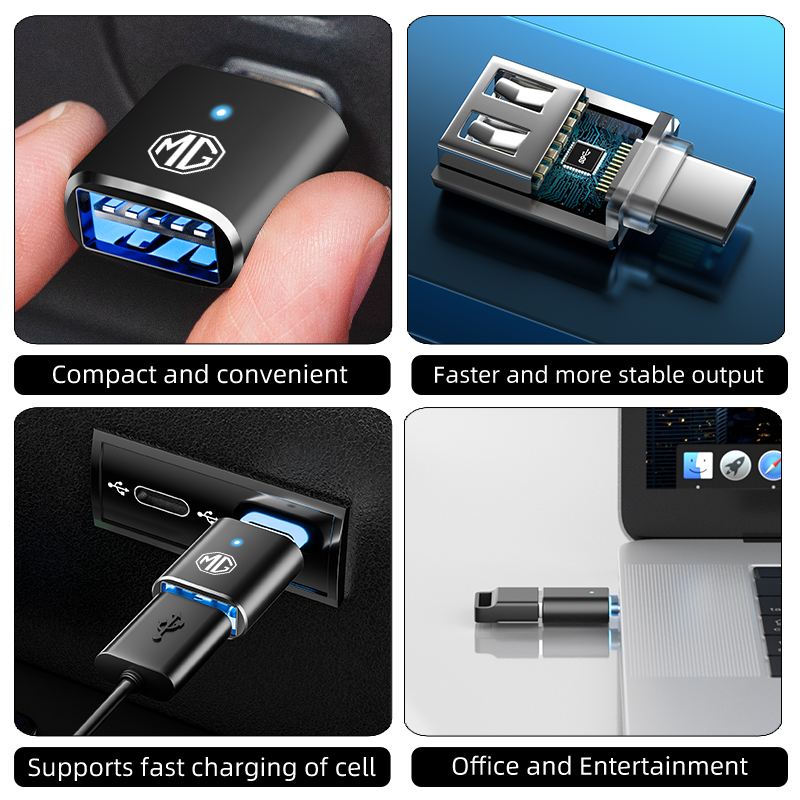 Car LED Type C To USB 3.0 Adap - Car Accessories For Inside 评论和价格