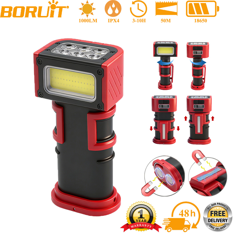BORUiT COB LED Work Light 1000 - Car Accessories Hanging 评论和价格