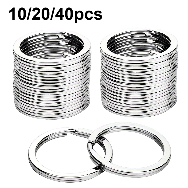 10/20/40pcs Split Key Rings Ke - Car Accessories Hanging 评论和价格
