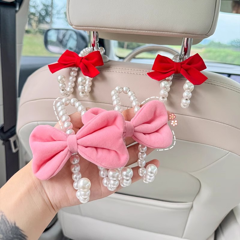 2pcs Car Rear Seat Hook White  - Car Accessories Hanging 评论和价格