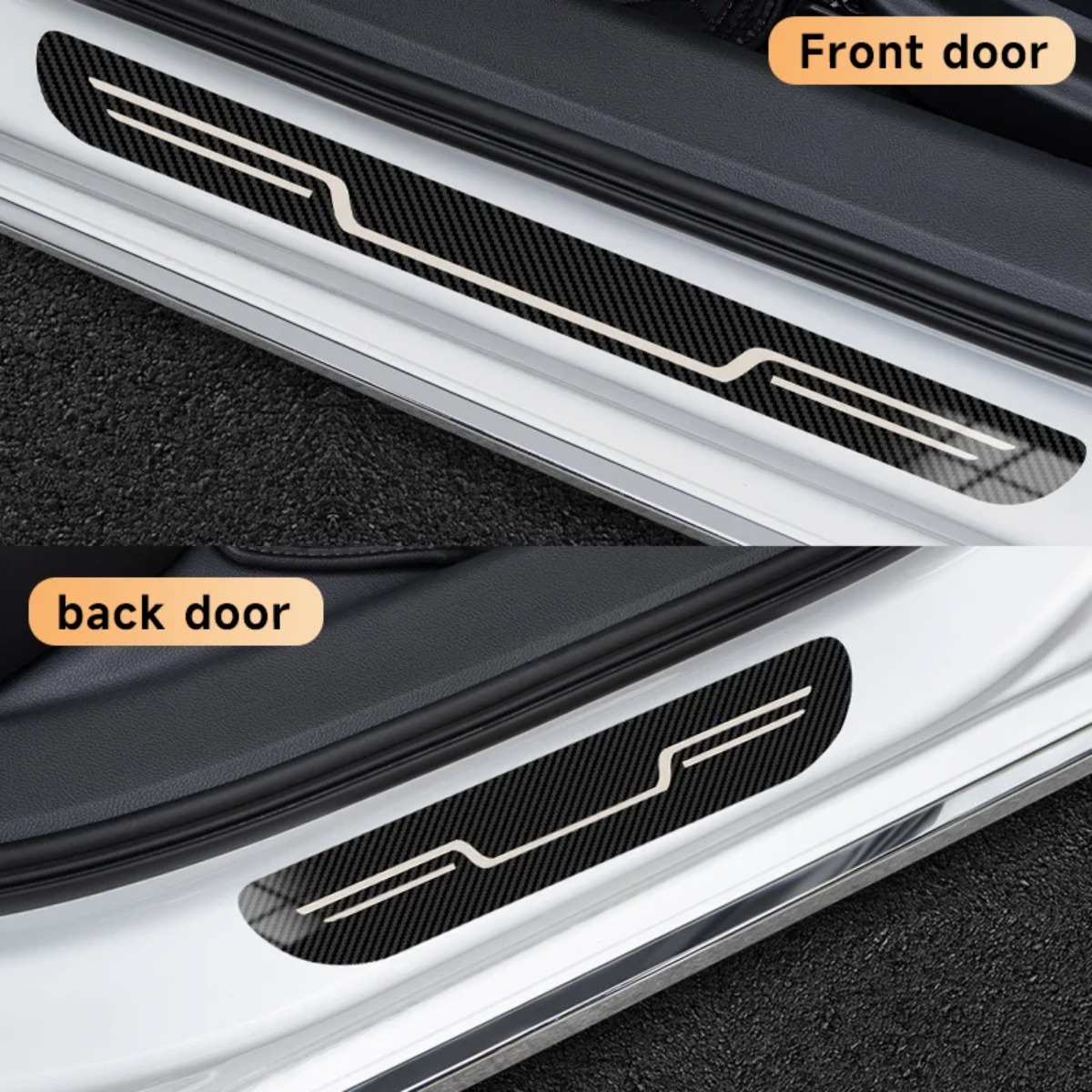 Car Door Sill Strip Stainless  - Car Accessories You Need 评论和价格